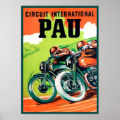 poster Grand Prix-wegwerper Pau 1951 (Voorkant)