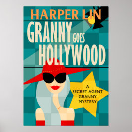 POSTER Granny Goes Hollywood van Harper Lin Book
