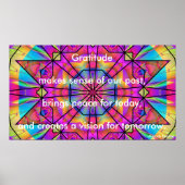 poster "Gratitude Makes Sense" (Voorkant)