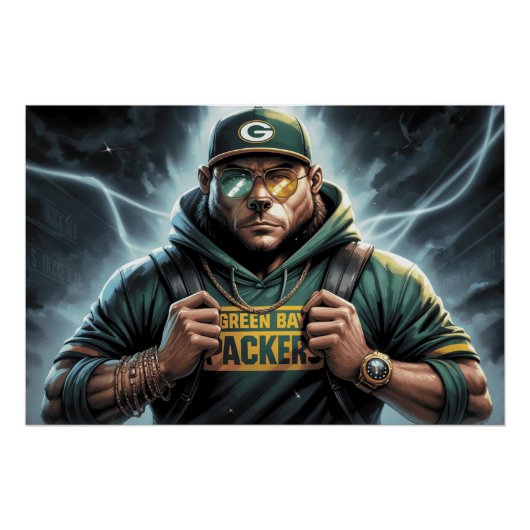 Poster Green Bay Packers (Voorkant)