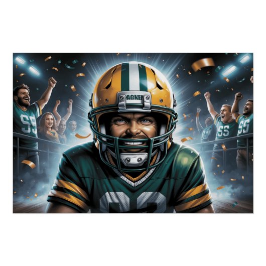 Poster Green Bay Packers 14 (Voorkant)