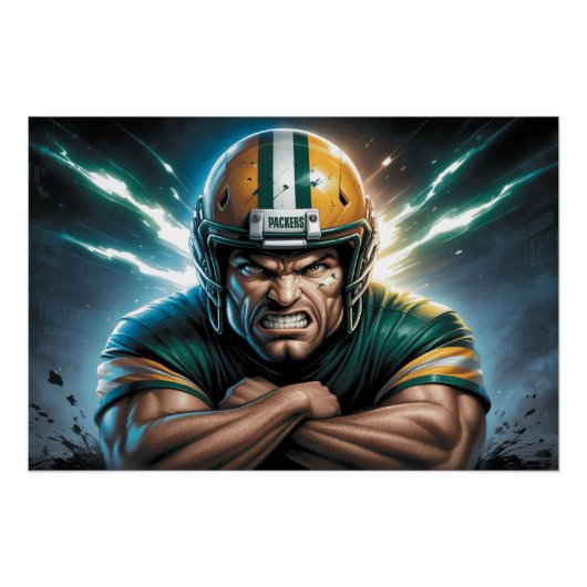 Poster Green Bay Packers 9 (Voorkant)