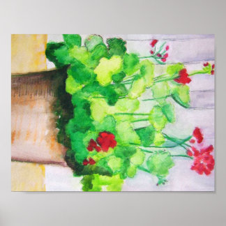 Poster - griekenland in augustus