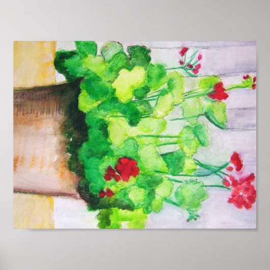 Poster - griekenland in augustus (Voorkant)