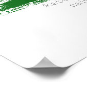 Poster groen bos (Hoek)