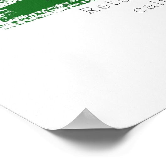 Poster groen bos (Hoek)