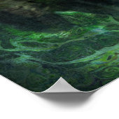 poster groene draak (Hoek)