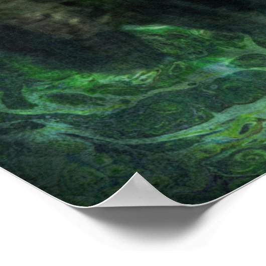 poster groene draak (Hoek)