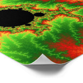 Poster Groene foutlijn (Hoek)