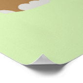 poster groene tijger (Hoek)