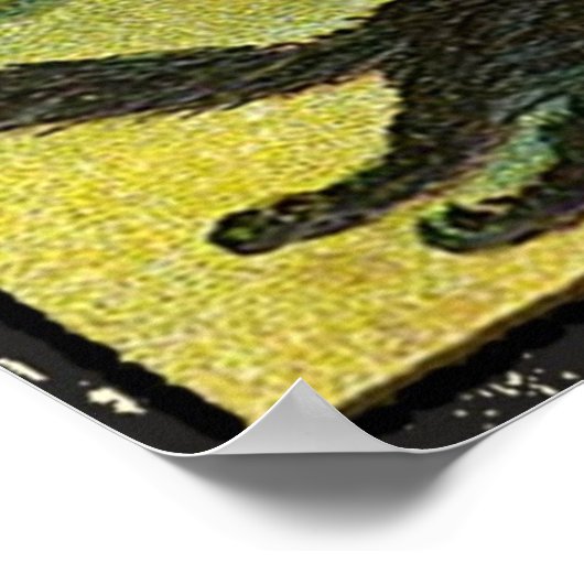 Poster groeten van Halloween (Hoek)