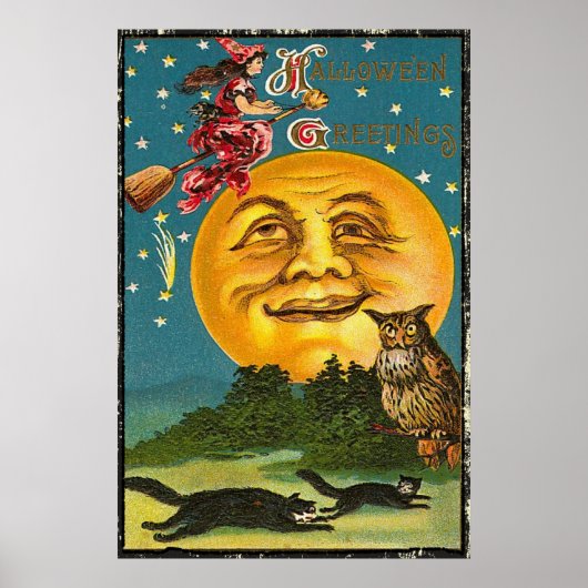 Poster groeten van Halloween (Voorkant)