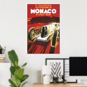 poster Grote Prijs Monaco 1930 (Thuiskantoor)