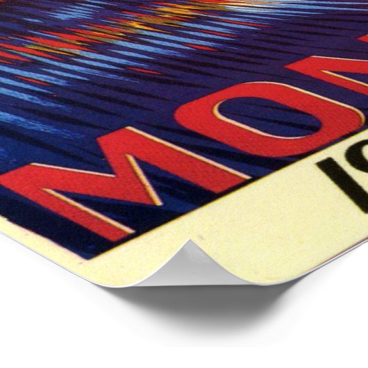 poster Grote Prijs Monaco 1957 (Hoek)