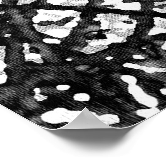 Poster Grunge Art Abstract (Hoek)