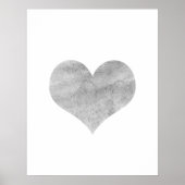 poster "Grunge Heart" - Muurdecor (Voorkant)