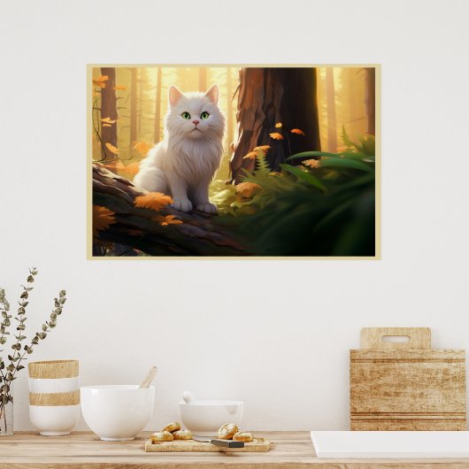 Poster Guardians of the Forest Felines (Keuken)
