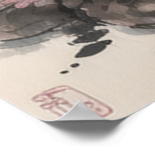 Poster Gueixa - Arte Tradicional Chinesa (Hoek)