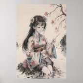 Poster Gueixa - Arte Tradicional Chinesa (Voorkant)
