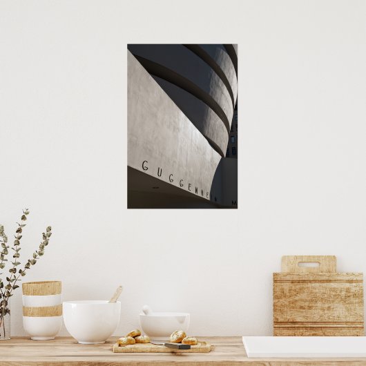 Poster Guggenheim Museum (Keuken)