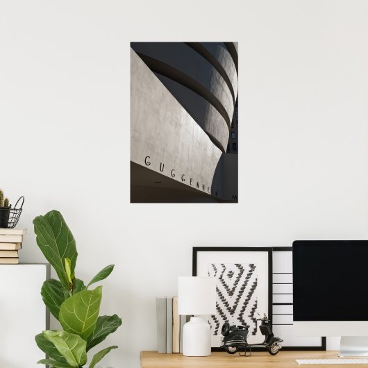 Poster Guggenheim Museum (Thuiskantoor)