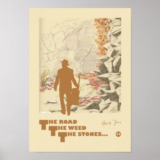 poster guitarist (design no 22) (Voorkant)