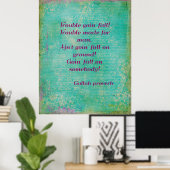 Poster Gullah Proverb (Thuiskantoor)