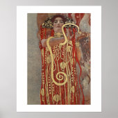 POSTER : GUSTAV KLIMT : HYGIEIA : 1907 (Voorkant)