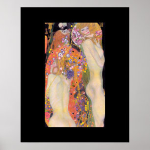 POSTER: GUSTAV KLIMT : WATERSERPENEN II POSTER