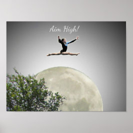 Poster - Gymnasten streven hoog