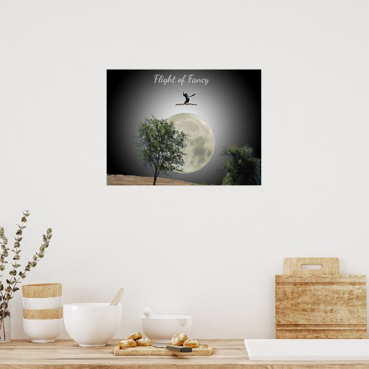Poster - Gymnasten Vlucht Fancy (Keuken)