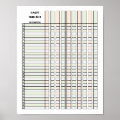 Poster Habit Tracker (Voorkant)