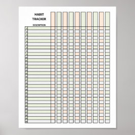Poster Habit Tracker