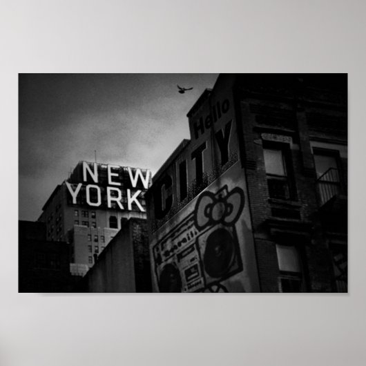 poster Hallo City (Tower) (Voorkant)