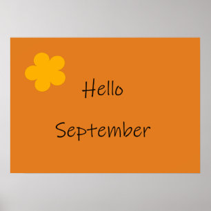poster "Hallo september"