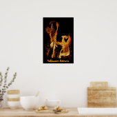 Poster Halloween Dancers (Keuken)