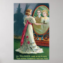 poster  Halloween-heks- en vrouwenpartij