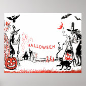 Poster Halloween Witches (Voorkant)