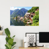 Poster Hallstatt, Oostenrijk (Thuiskantoor)