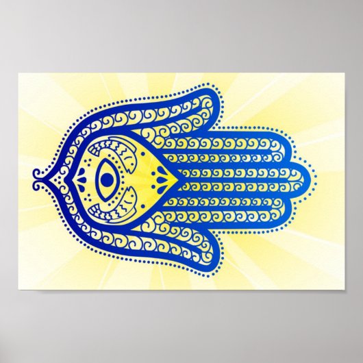 poster, hand van Fatima Poster (Voorkant)