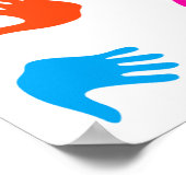 Poster handafdrukken (Hoek)