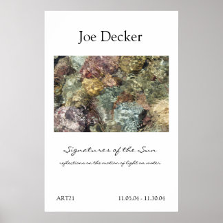 Poster: Handtekeningen van de zon / ART21 Poster