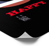 poster "HAPPY 4th of JULY" (Hoek)