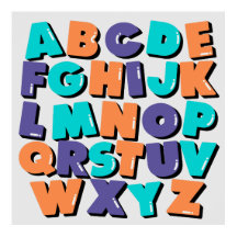 Poster - Happy Letters