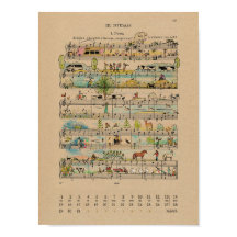 Poster Happy Notes Calendar 2022