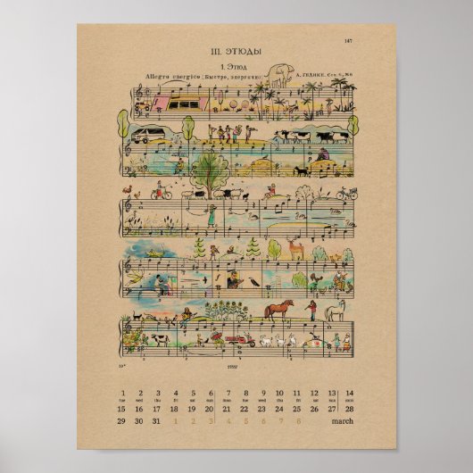 Poster Happy Notes Calendar 2022 (Voorkant)