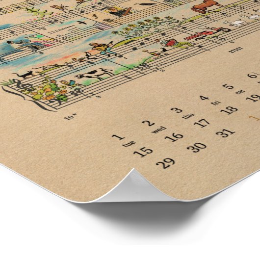 Poster Happy Notes Calendar 2022 (Hoek)