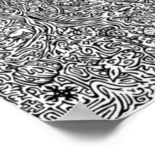 poster "Hart en symbolen" GROOT (Hoek)