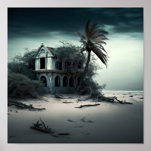 poster "Haunted Dumas Beach 1" (Voorkant)