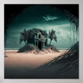 poster "Haunted Dumas Beach 3" (Voorkant)